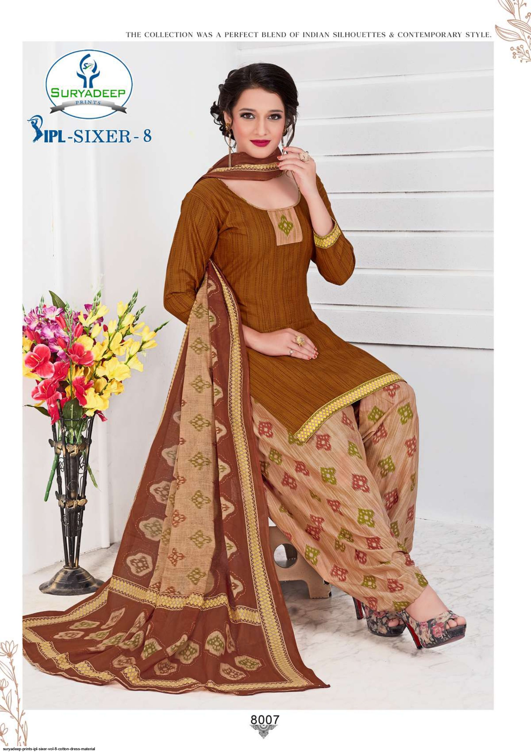 Suryadeep Prints Ipl Sixer Vol 8 Cotton Dress Material