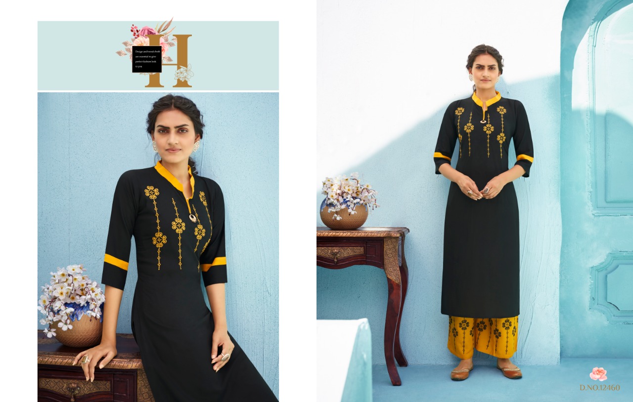 Designer Kurtis With Heavy Look And Beautiful Embroidered Designer Party Wear & Wedding Wear Occasionally Traditional Indian Looks Kurti