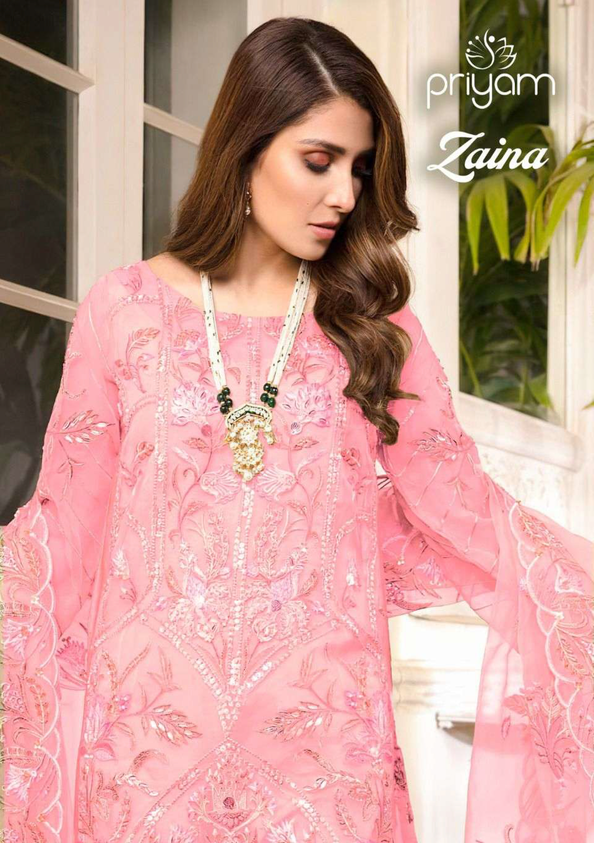 Priyam Fashion Presents Latest Pakistani Concept Catalog Zaina Dn. 563a To 563e Wholesale Rate At Saidharanx