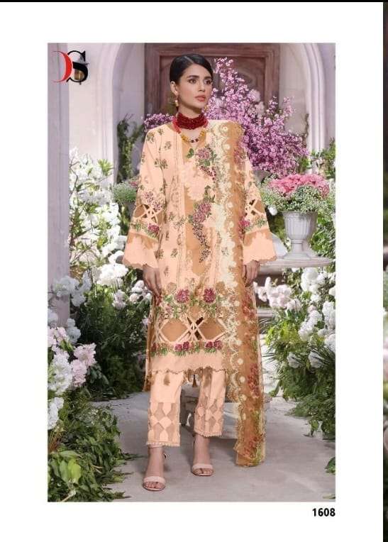 Firdous Nx Premium Lawn Embroidered Deepsy Pakistani Salwar Suits Wholesale Rate In Surat - Sai DharaNx 