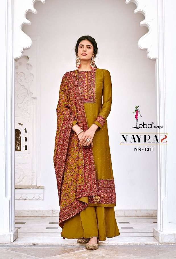 Nayra Vol 5 Eba Lifestyle Pant Style Suits Wholesale Rate In Surat - Saidharanx 