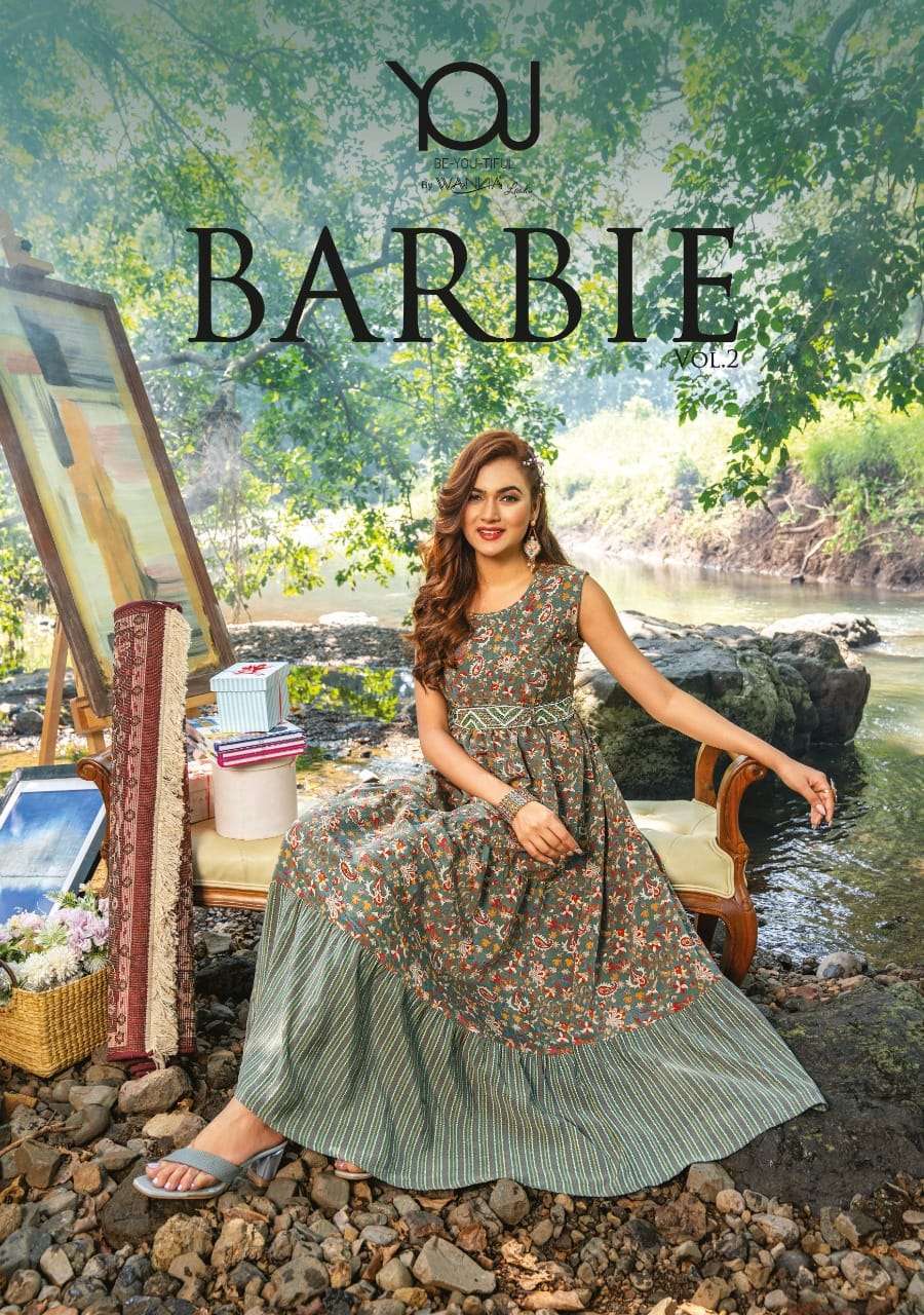 Wanna Barbie Vol-2 Modal Heavy Prints Gowns ( 3 Pcs Catalog ) Wholesale Rate In Surat - SaiDharaNx 