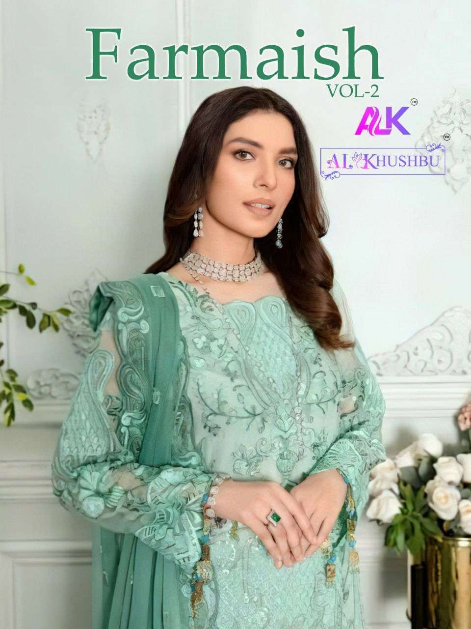 Farmaish Vol 2 By Al Khushbu Fancy Look Designer Pakistani Suits Manufacturer IN Surat - SaiDharaNx 