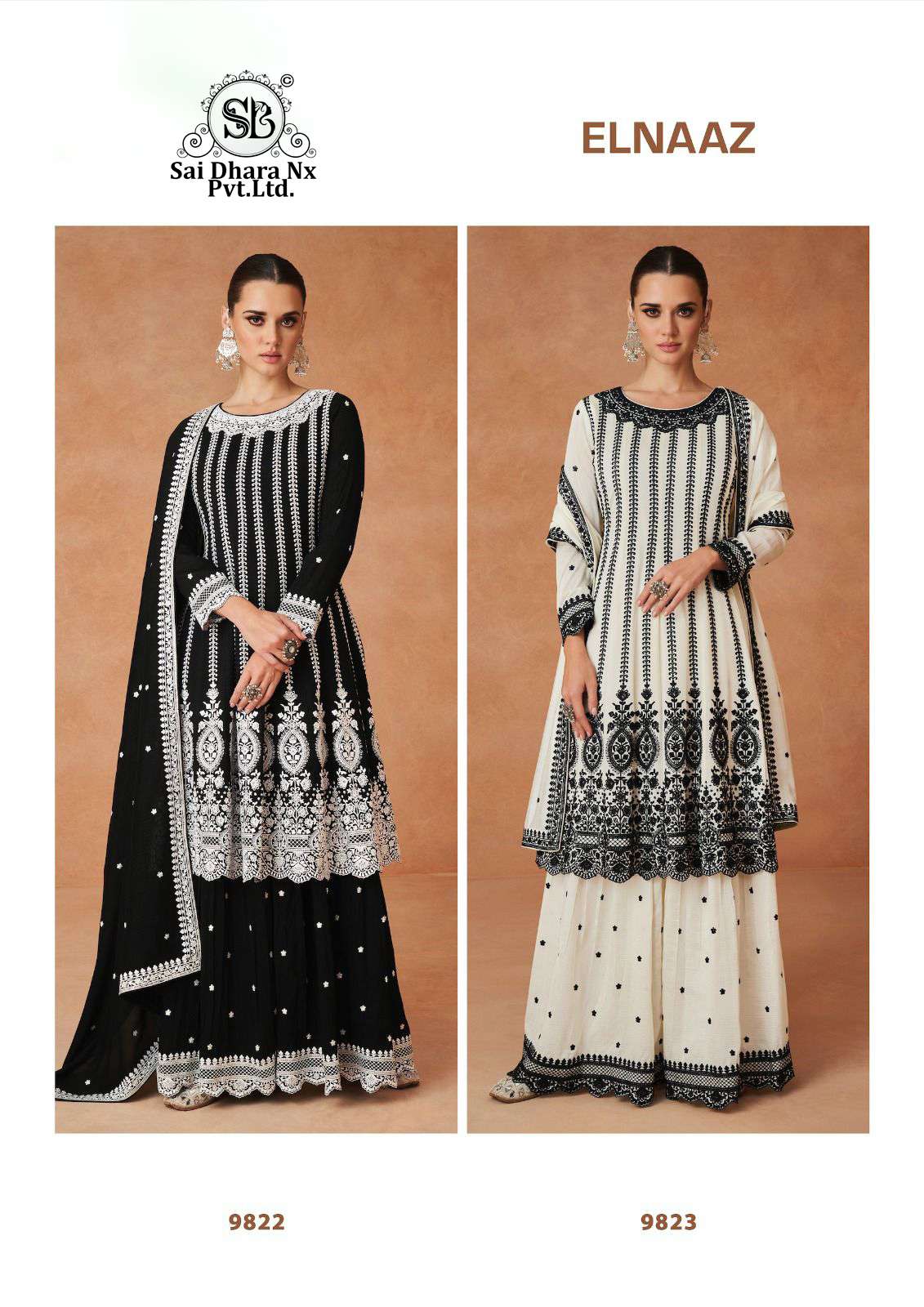 pakistani designer Garara Frock Cotton Embroidered Formal Dress | eBay