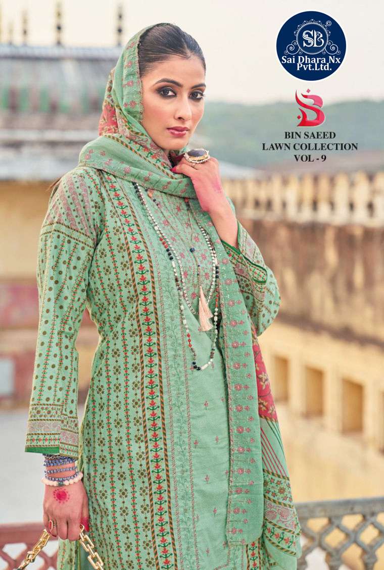 SHREE FABS PRESENTS PURE COTTON BASED EMBROIDERY WORK INDIAN 3 PIECE SUIT MATERIAL WHOLESALE SHOP IN SURAT - SaiDharaNx