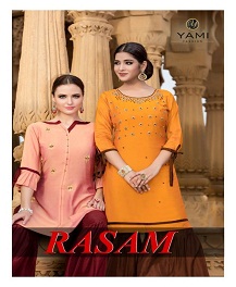 Rasam By Yami Fashion Chanderi Muslin Kurta With Sharara Online Store