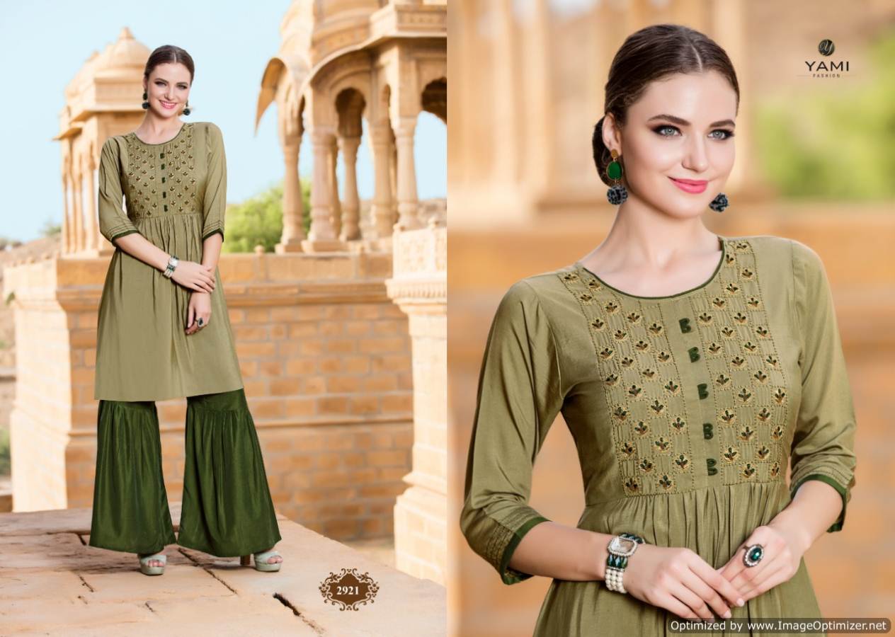 Rasam By Yami Fashion Chanderi Muslin Kurta With Sharara Online Store