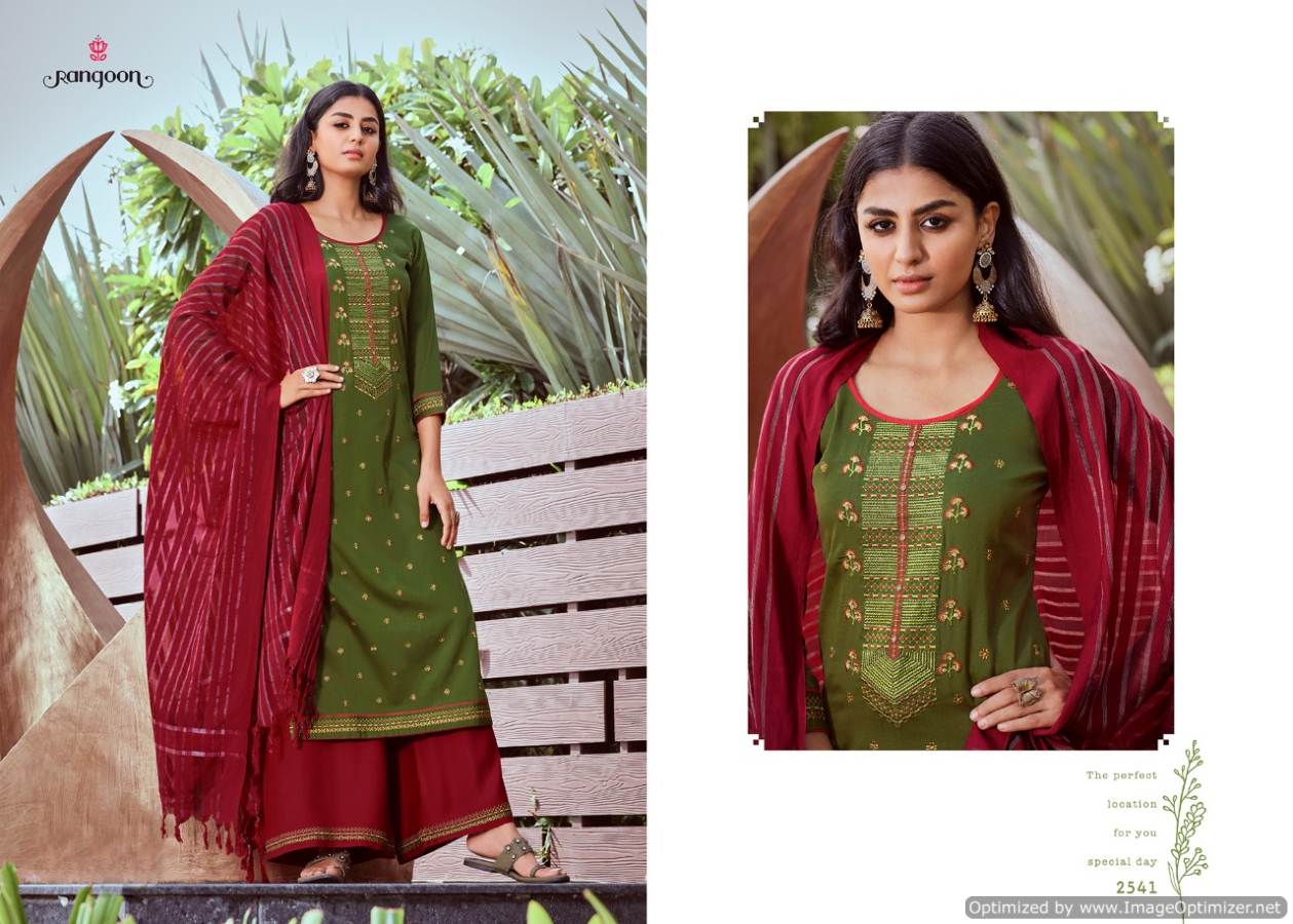 Rangoon (kessi Fabrics Pvt. Ltd.) Tyohaar Jam Silk Regal Look Top Bottom With Dupatta Catalog