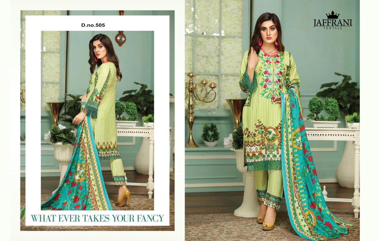 Jaffrani Textile Presents Asifa And Nabeel Pure Lawn Casual Wear Salwar Suits