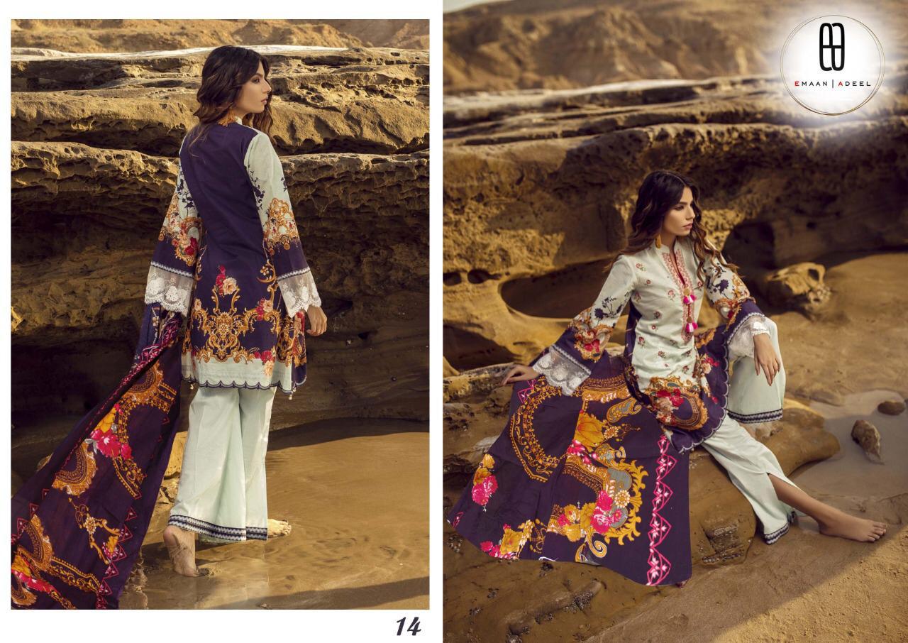 Bandhani Palace Presents Emaan Adeel Vol 2 Pure Lawn Salwar Suits