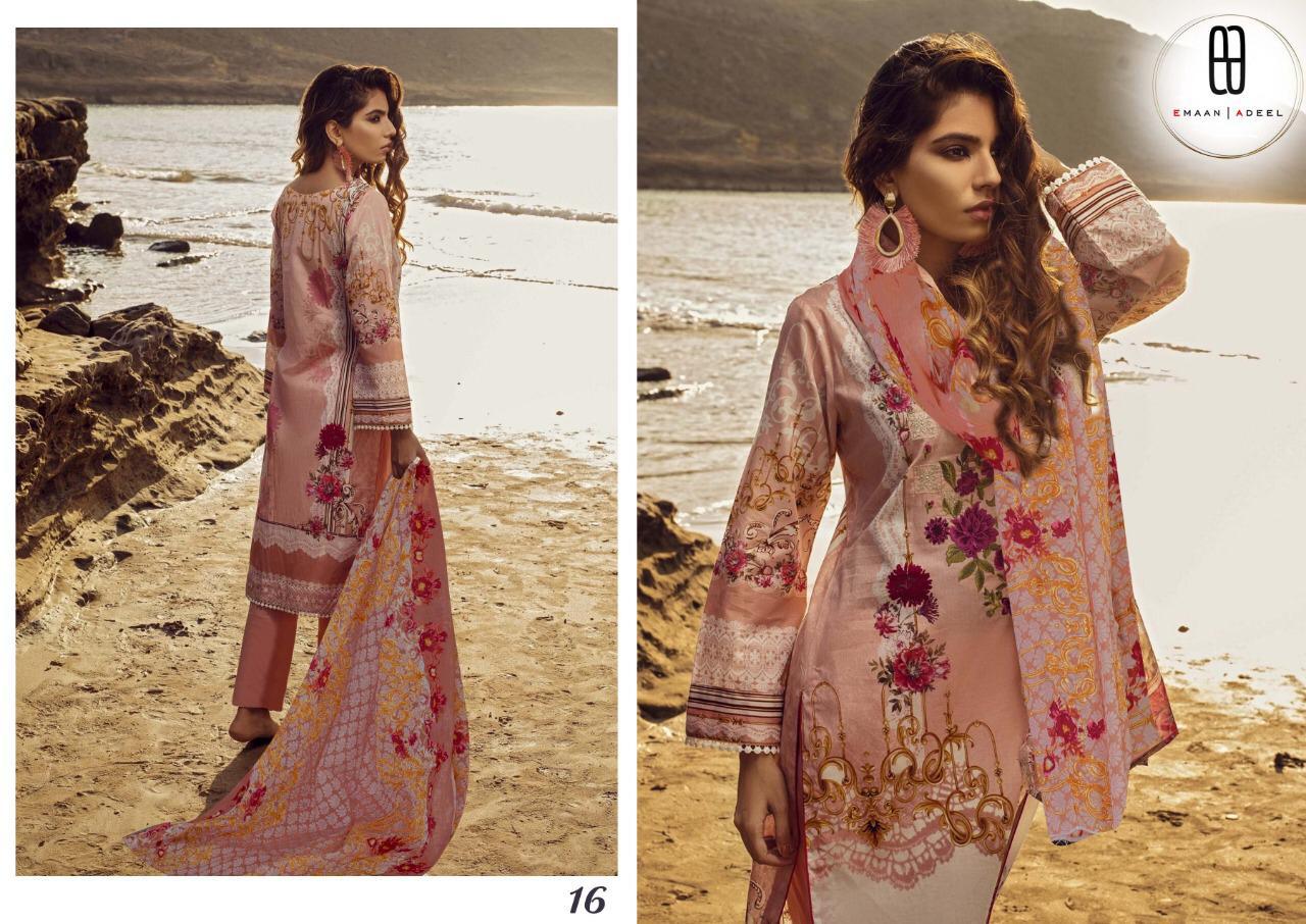 Bandhani Palace Presents Emaan Adeel Vol 2 Pure Lawn Salwar Suits
