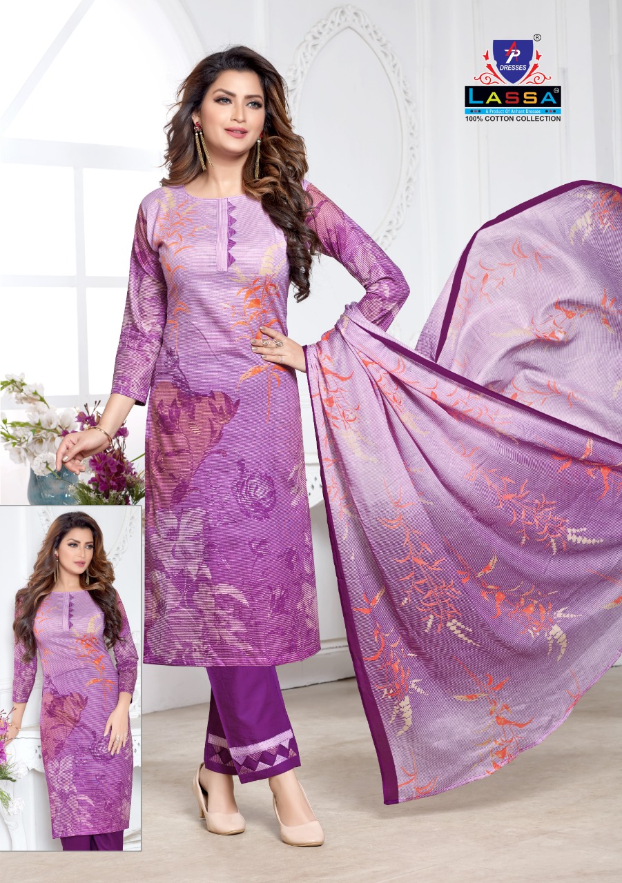 Lassa Bombay Karachi Cotton Vol 4 Exclusive Cotton Daily Wear Dress Material Collection