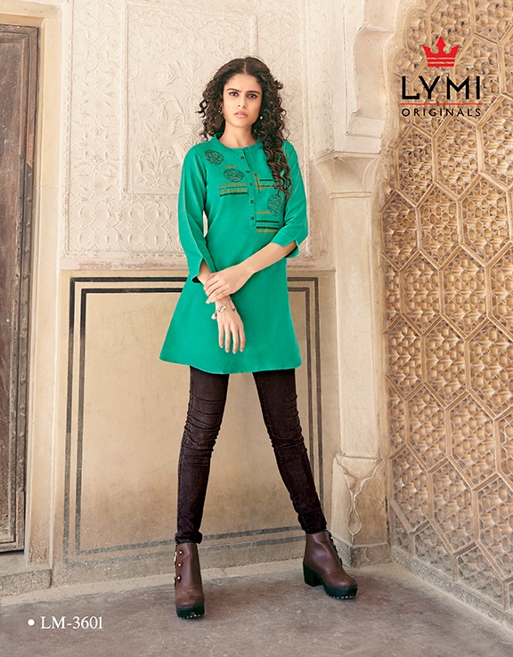 Lymi Launch Artwork Rayon Embroidery Work Short Tops Catalogs Seller At Lowest Rate