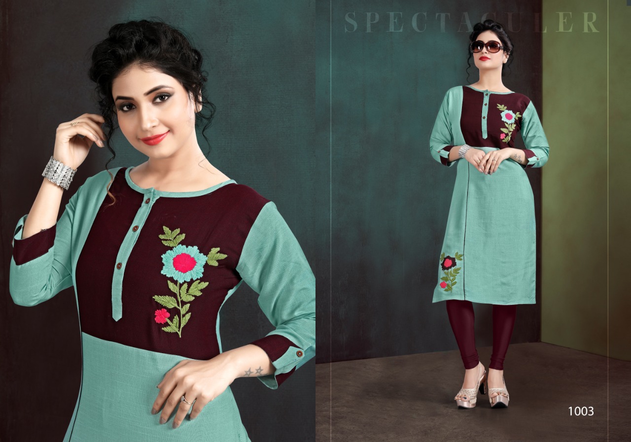 Flora Vol 2 By Amber Kurti Wholesale Price In India