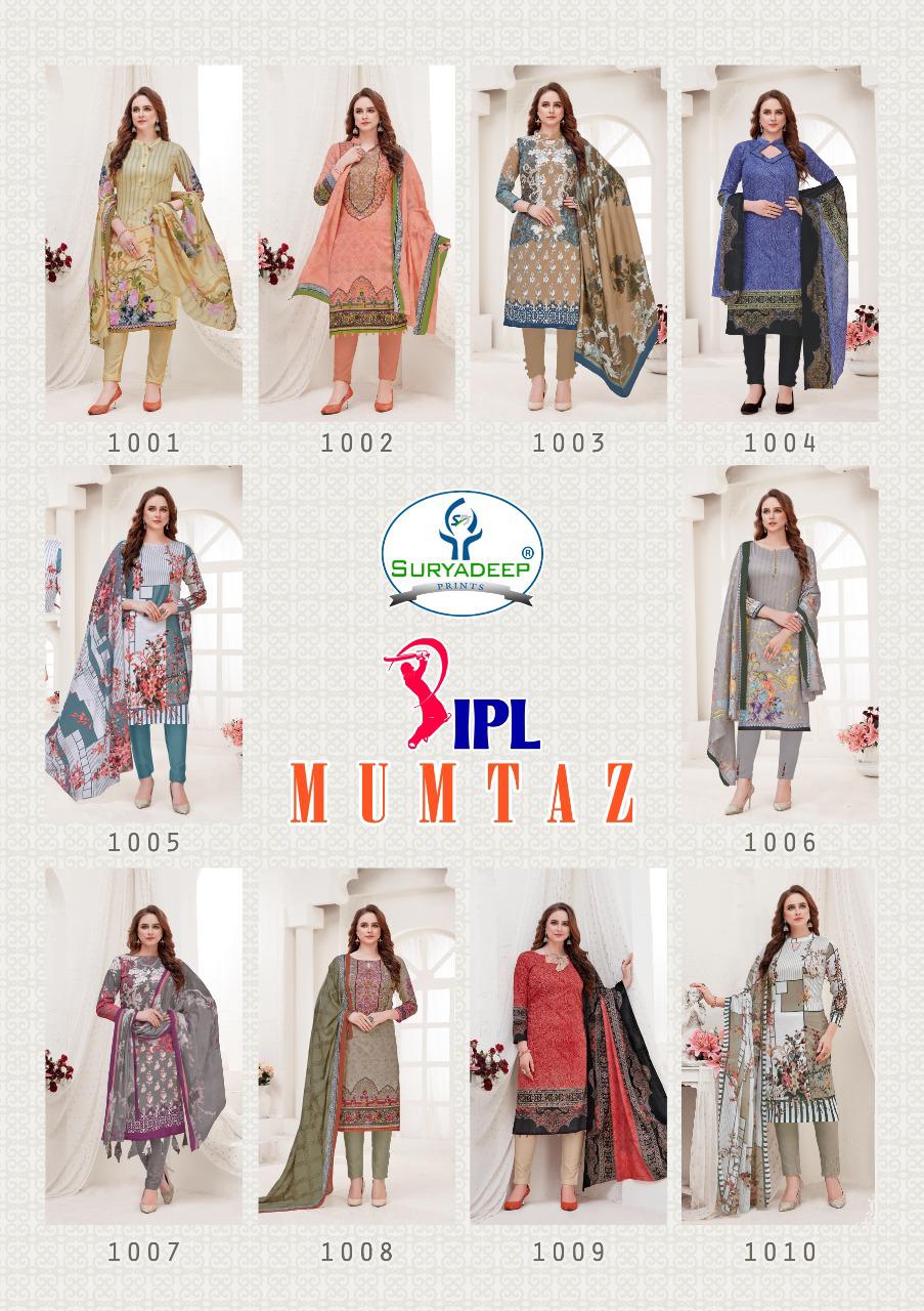 Suryadeep Ipl Mumtaz Pure Cotton Printed Dress Material