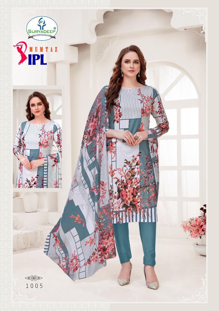 Suryadeep Ipl Mumtaz Pure Cotton Printed Dress Material