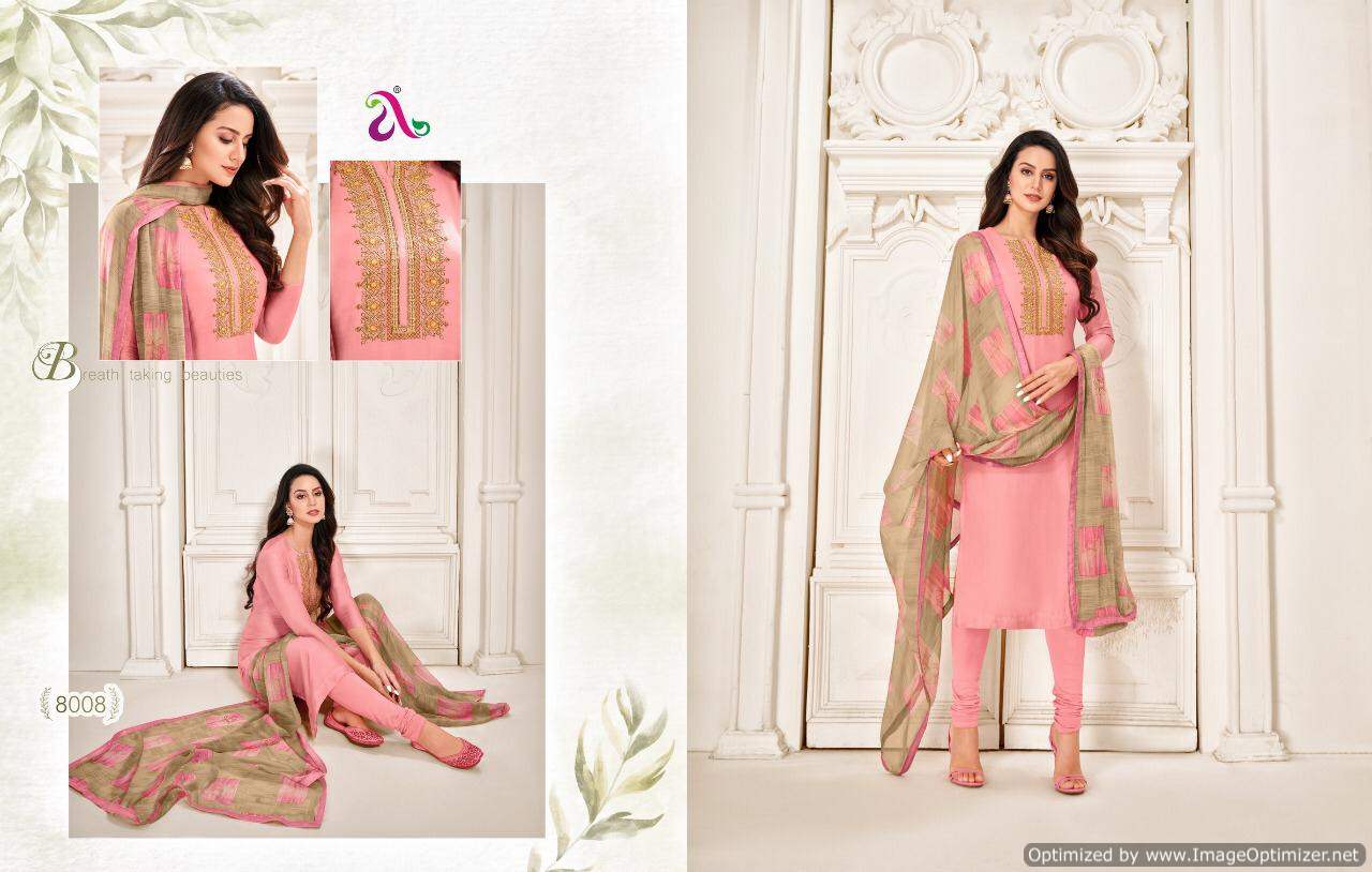 Angroop Dairy Milk 32 Chanderi Cotton Designer Dress Material