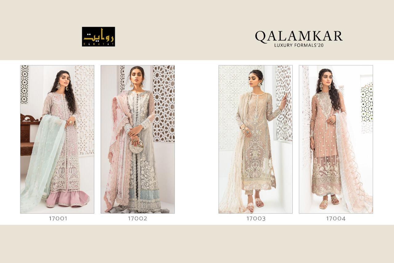 Rawayat Qalamkar Luxury Formals'20 Wholesale Salwar Kameez Suit Catalog
