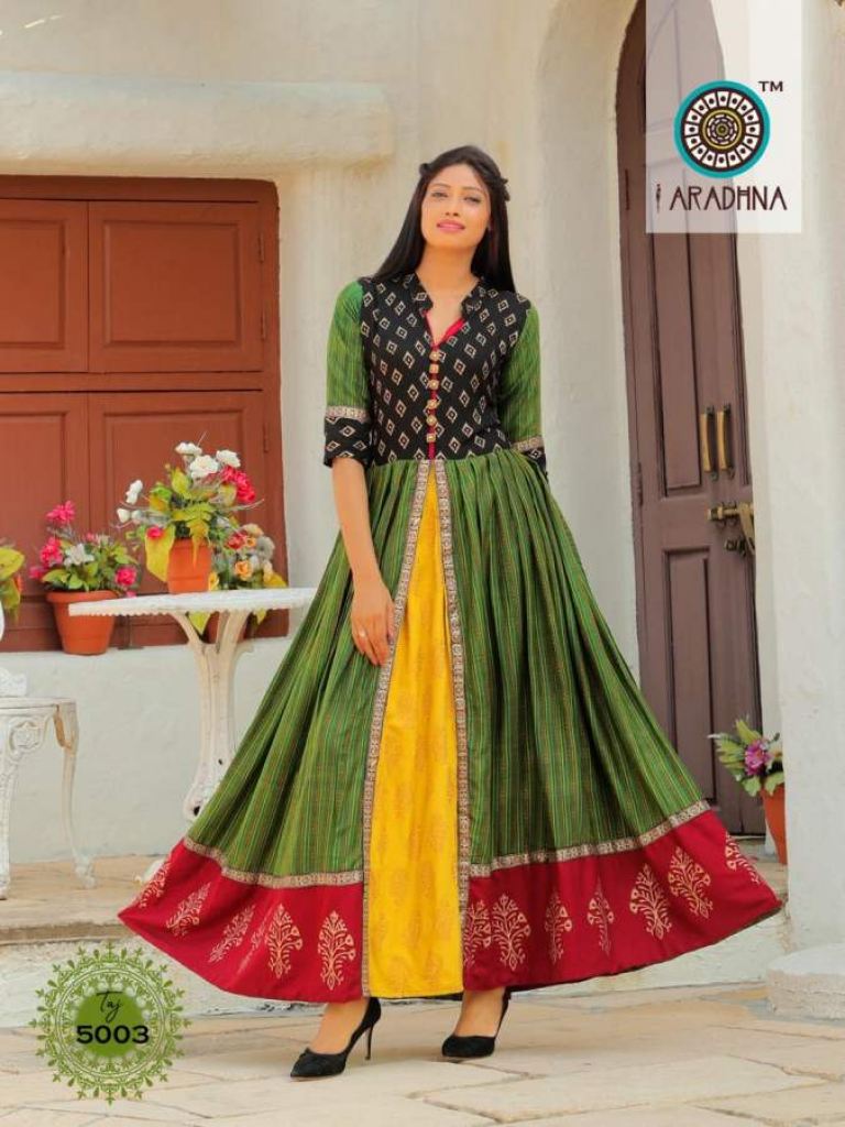 Aradhna Taj Vol 5 Designer Heavy Cotton Print Kurti