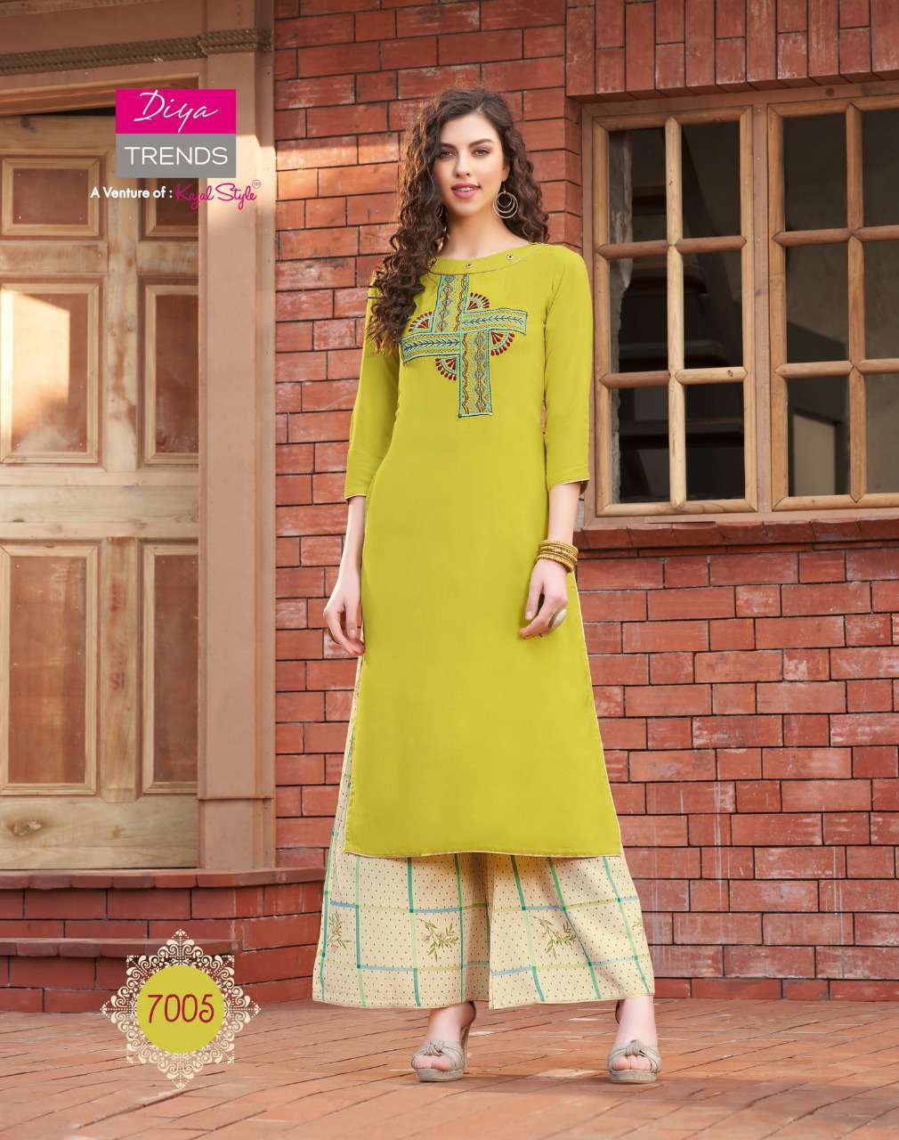 Diya Trends Biba's Vol 9 by Kajal Style Kurti with Palazzo Pant Wholesale  Catalog 14 Pcs - Suratfabric.com