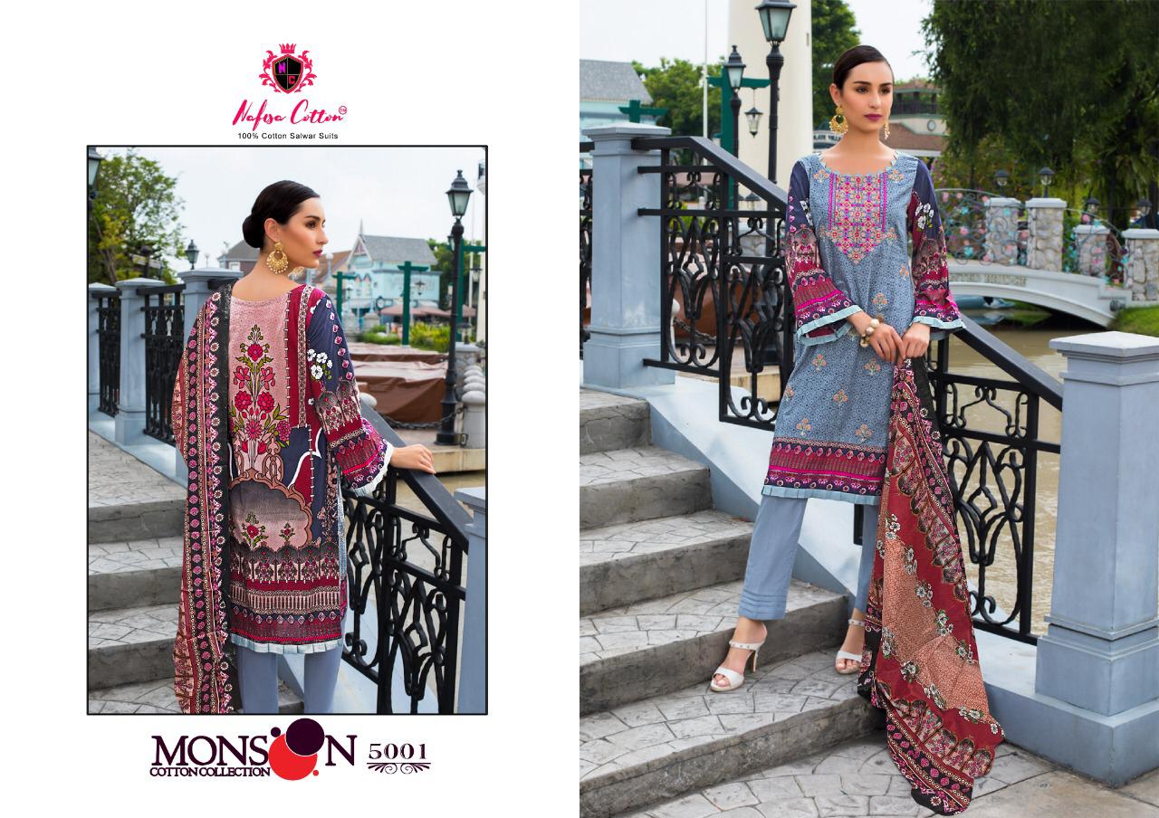 Nafisa Cotton Presents Monsoon Cotton Collection Vol 5 Cotton Print Pakistani Suits