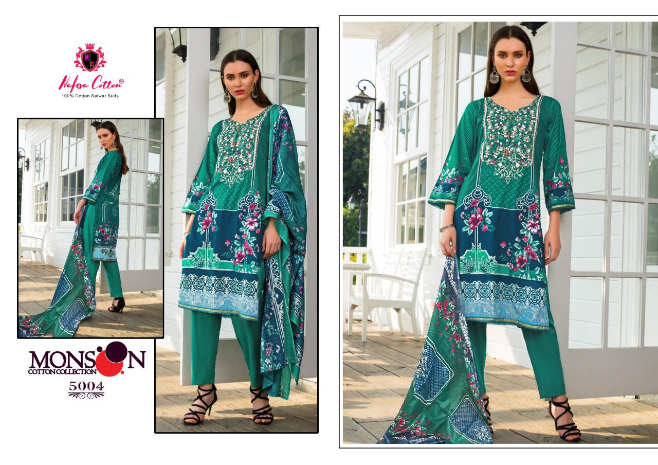 Nafisa Cotton Presents Monsoon Cotton Collection Vol 5 Cotton Print Pakistani Suits
