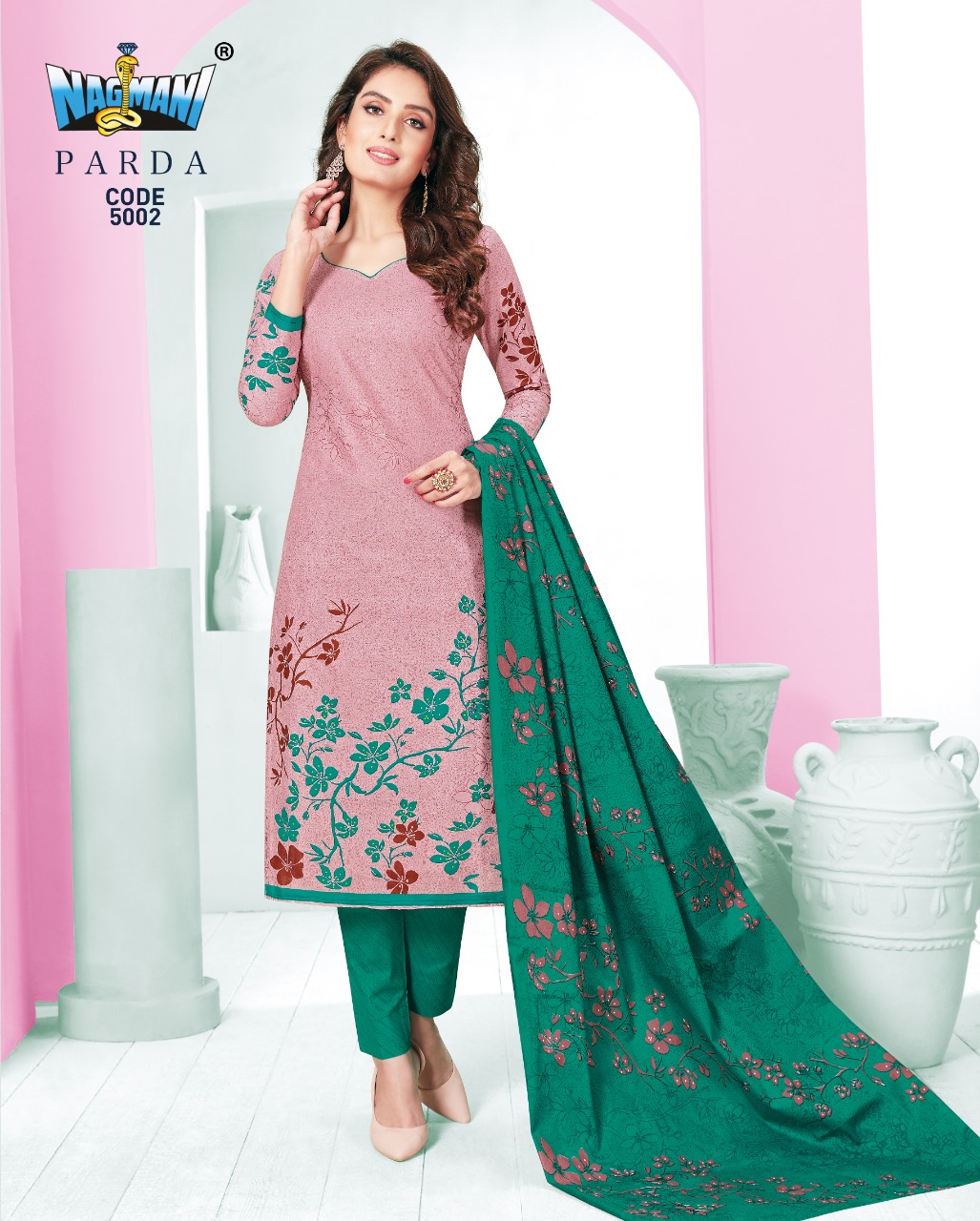 Nagmani Prints Parda Vol 5 Printed Cotton Dress Material Collection