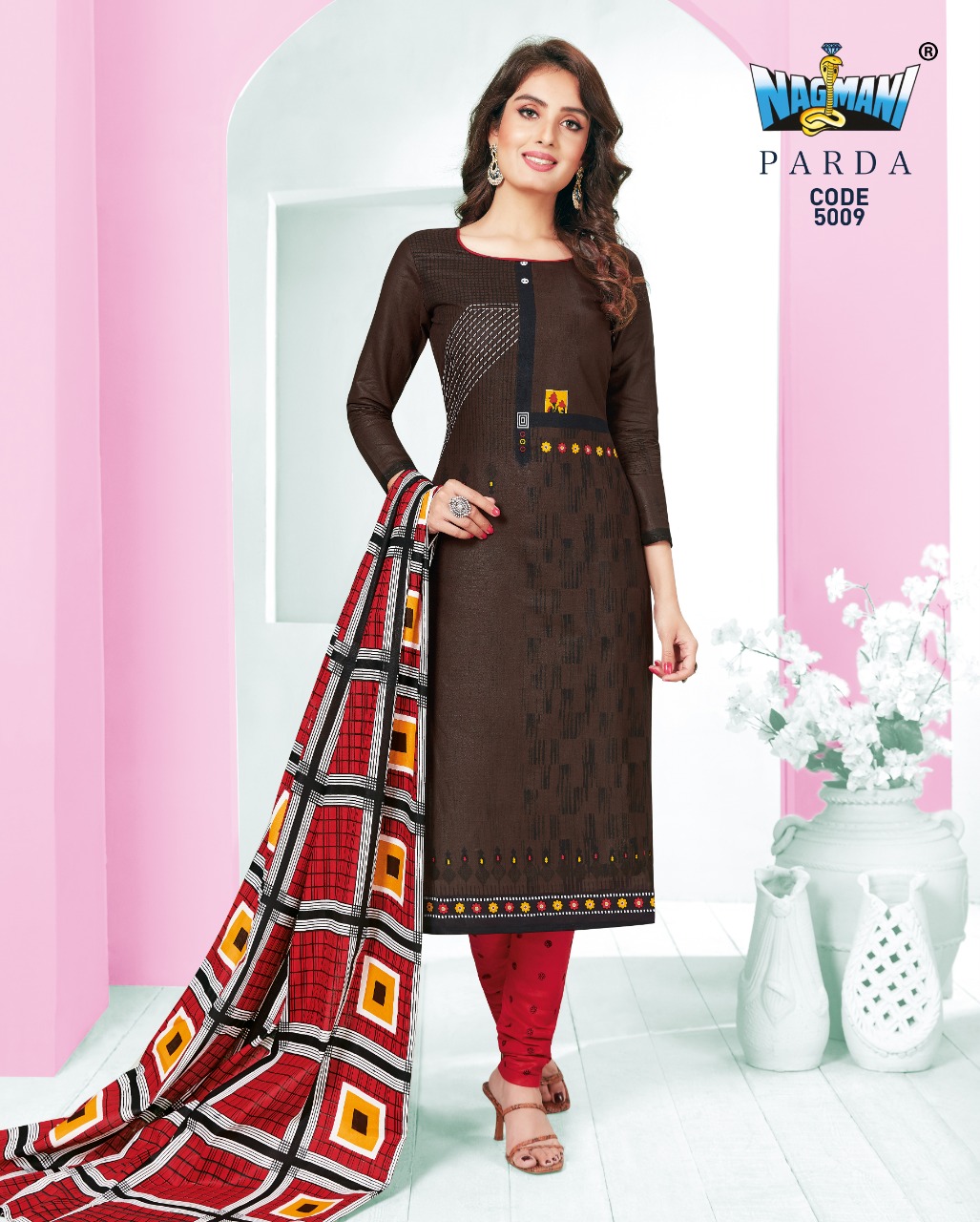 Nagmani Prints Parda Vol 5 Printed Cotton Dress Material Collection