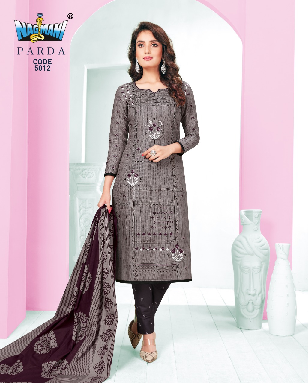 Nagmani Prints Parda Vol 5 Printed Cotton Dress Material Collection