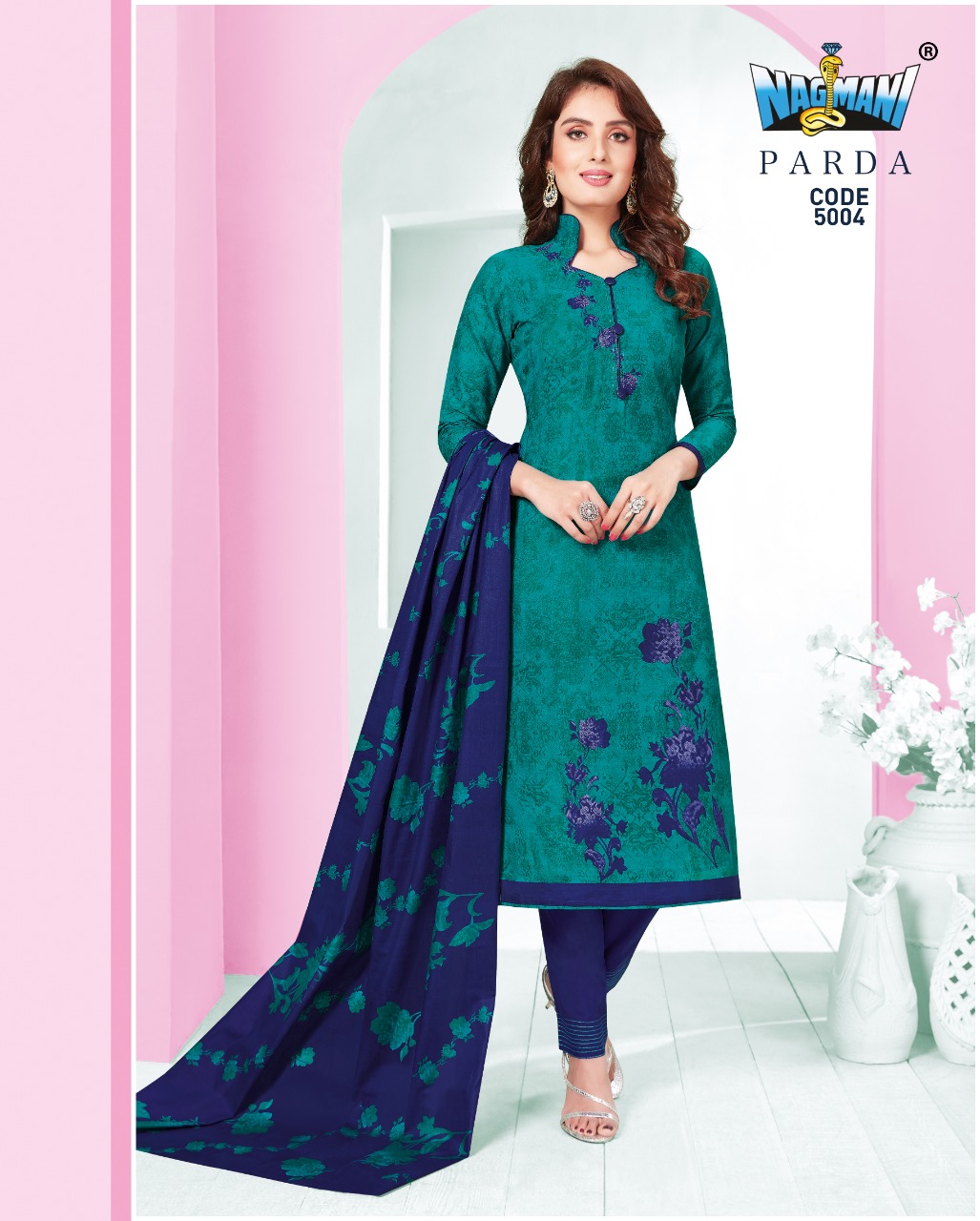 Nagmani Prints Parda Vol 5 Printed Cotton Dress Material Collection