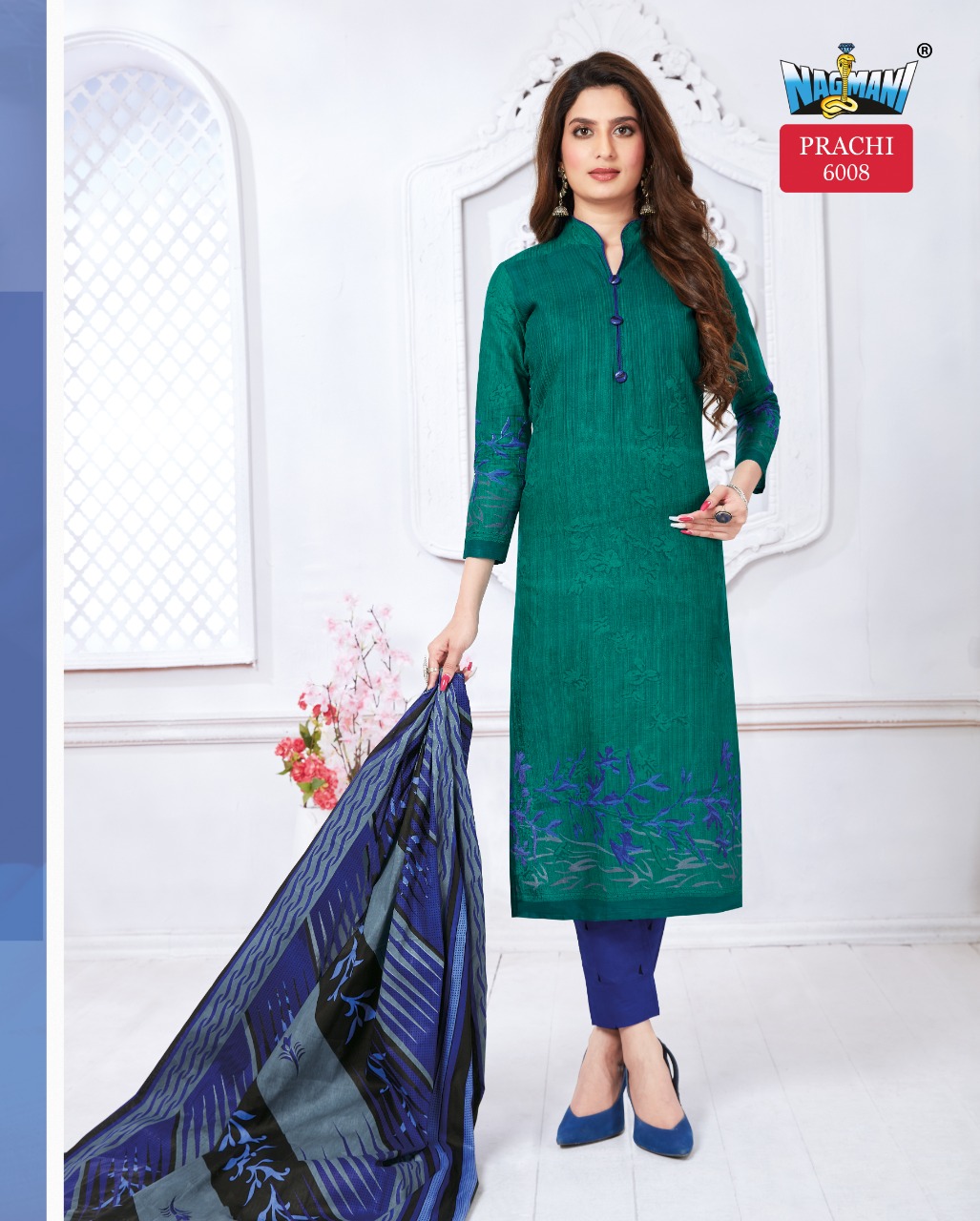 Nagmani Prachi Vol 6 Series 6001-6012 Printed Pure Cotton Suit