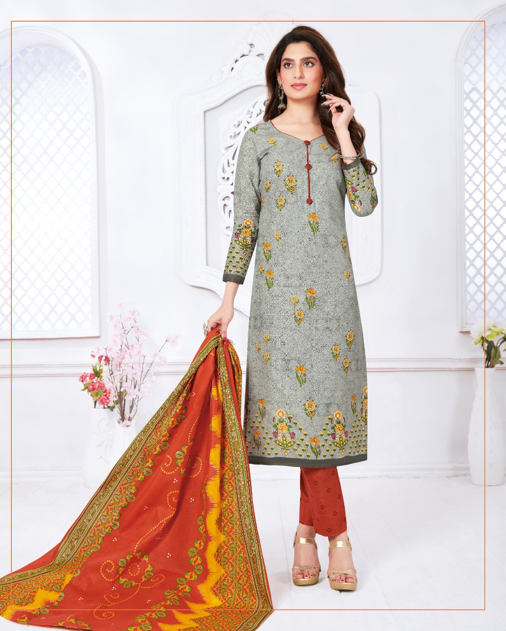 Nagmani Prachi Vol 6 Series 6001-6012 Printed Pure Cotton Suit