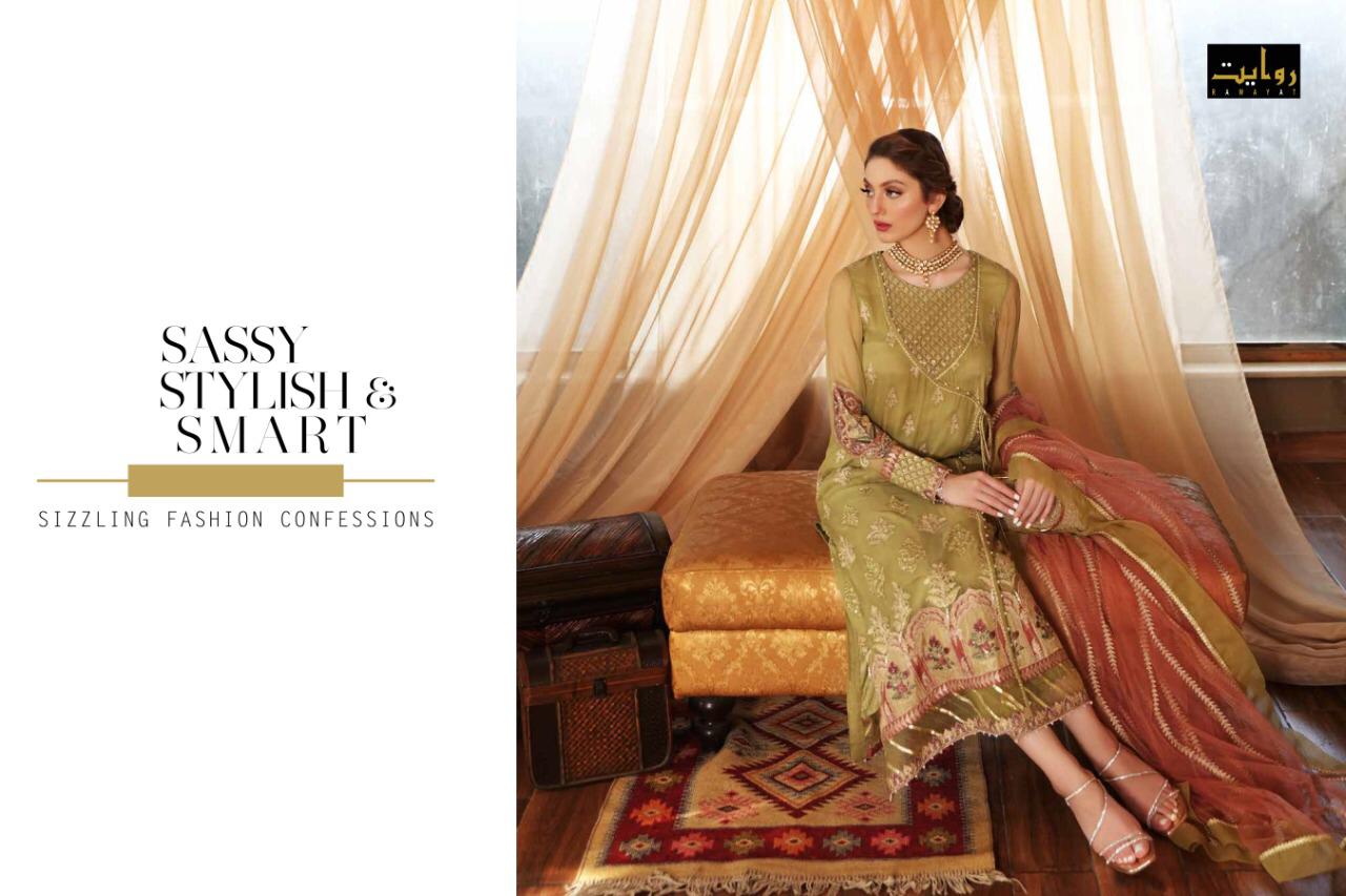Rawayat Presents Chimmer Vol 2 Georgette With Embroidery Work Pakisatni Suits Wholesaler At Surat