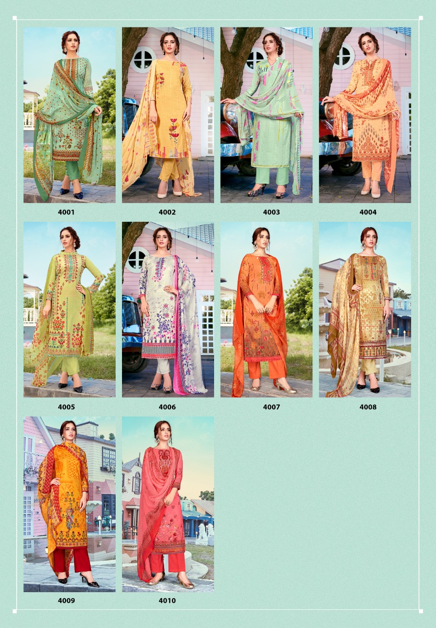 Yashika Trendz Riana Vol 4 Printed Pure Lawn Cotton Dress Material Collection At Wholesale Rate