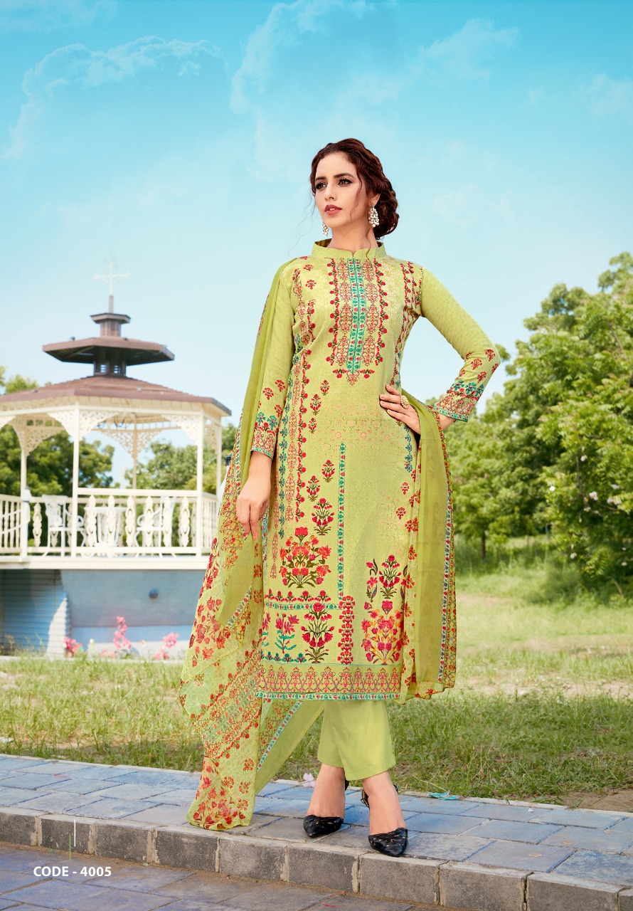 Yashika Trendz Riana Vol 4 Printed Pure Lawn Cotton Dress Material Collection At Wholesale Rate
