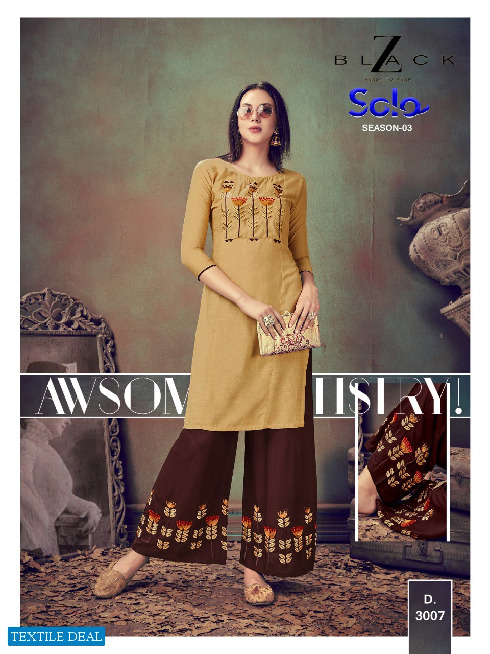 Z-black Has Launched Catalogue Name Solo #kurti