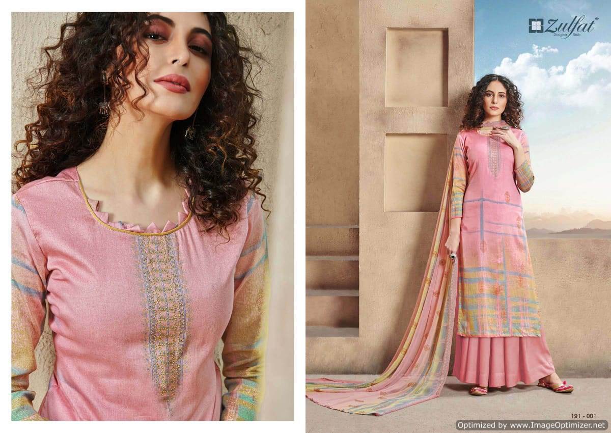 Zulfat Presents Revaa Collection Of Digital Printed Pure Jam