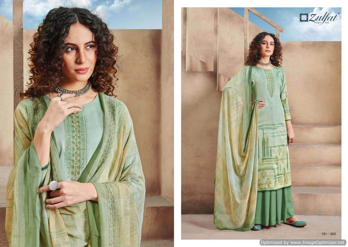 Zulfat Presents Revaa Collection Of Digital Printed Pure Jam