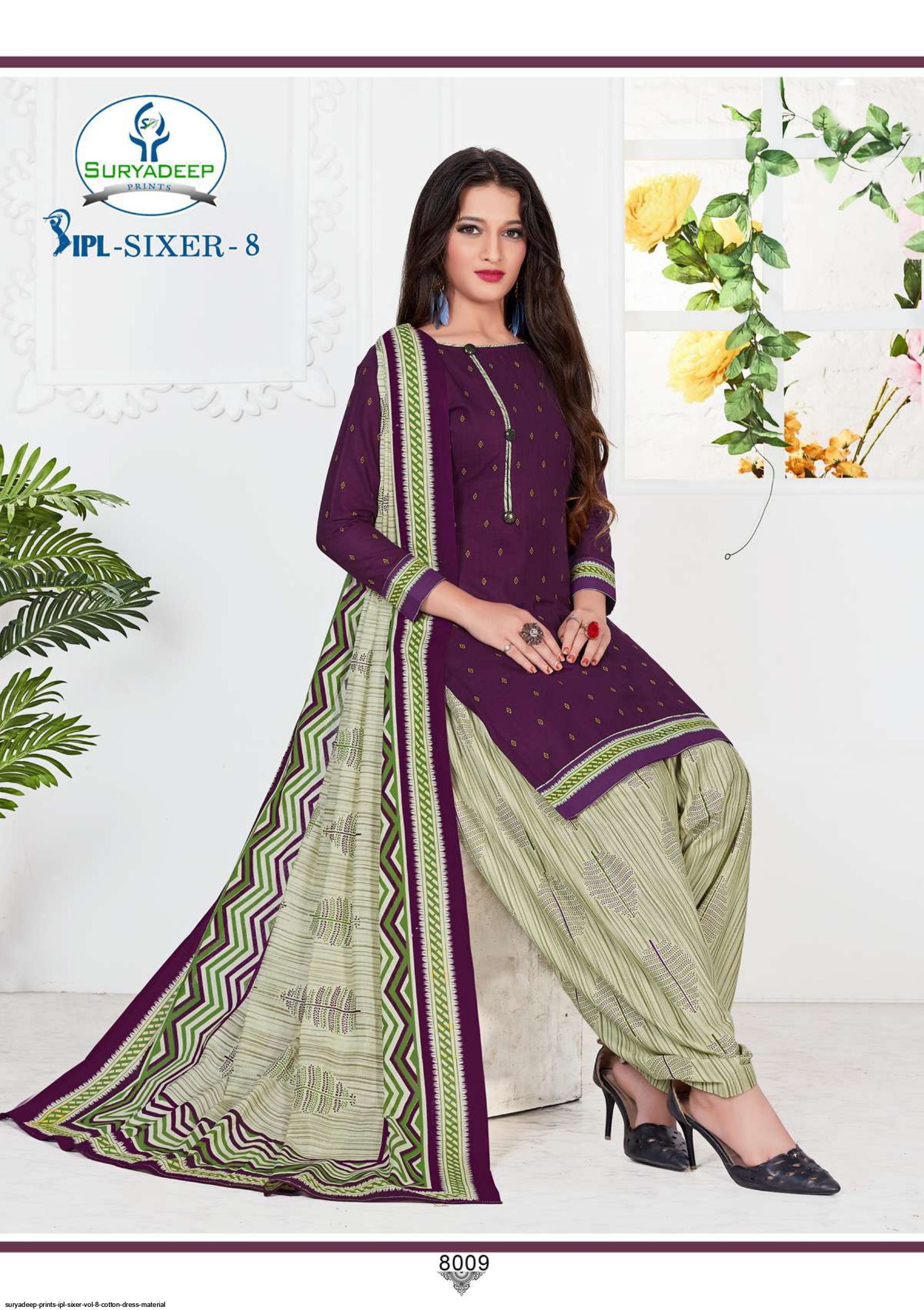 Suryadeep Prints Ipl Sixer Vol 8 Cotton Dress Material