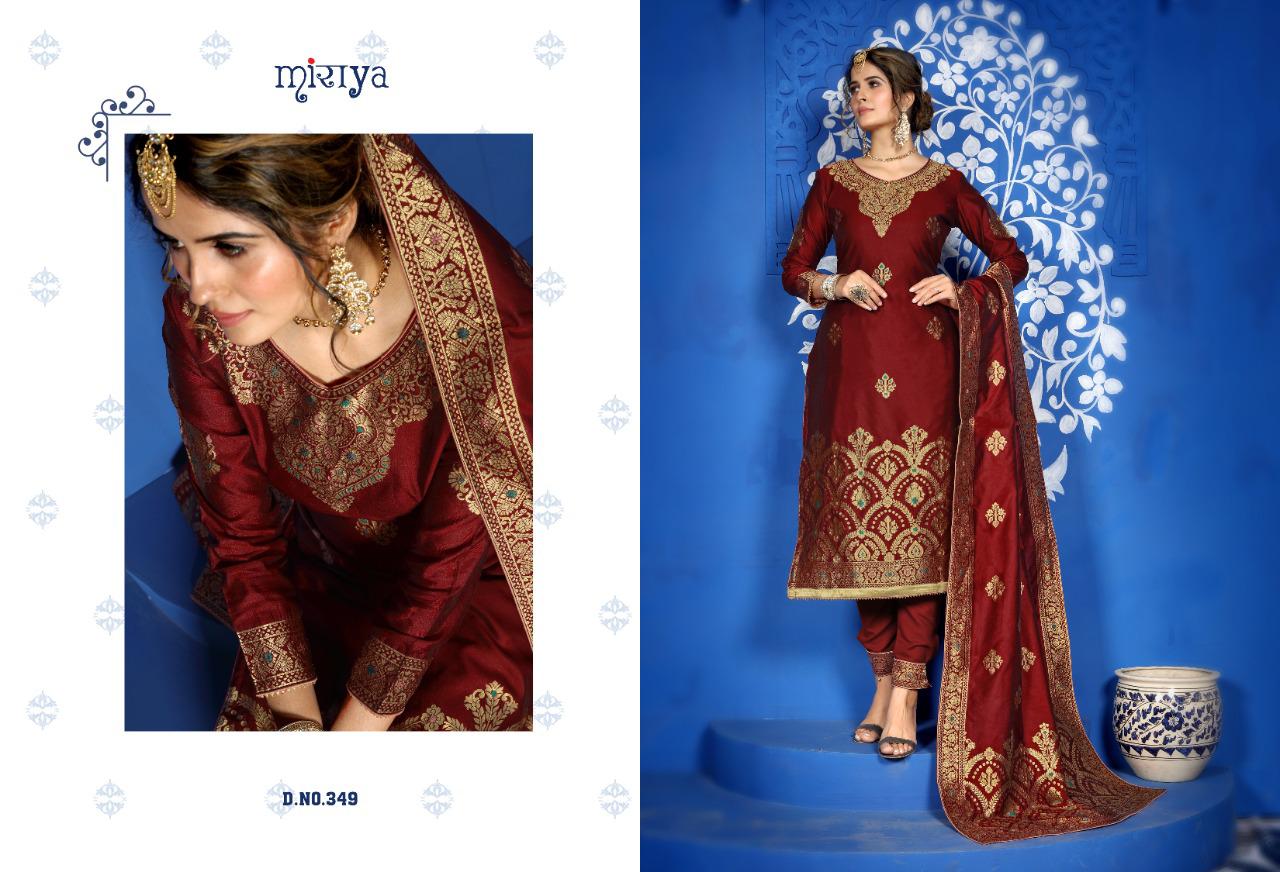 Aarav Trendz Silk Jacquard Designer Suits Supplier