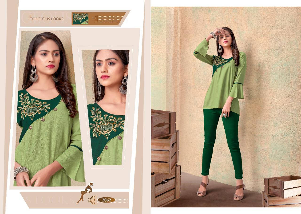 Nora Vol 2 By Vardan Designer Stylish Rayon Short Top