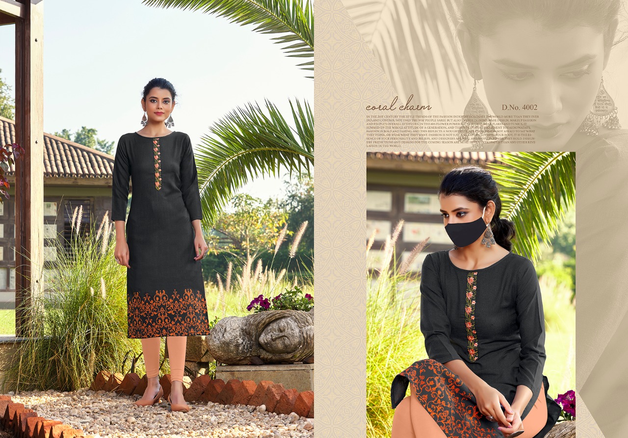 Nitisha Nx Present Chingari Vol-4 Kurti At Wholesale