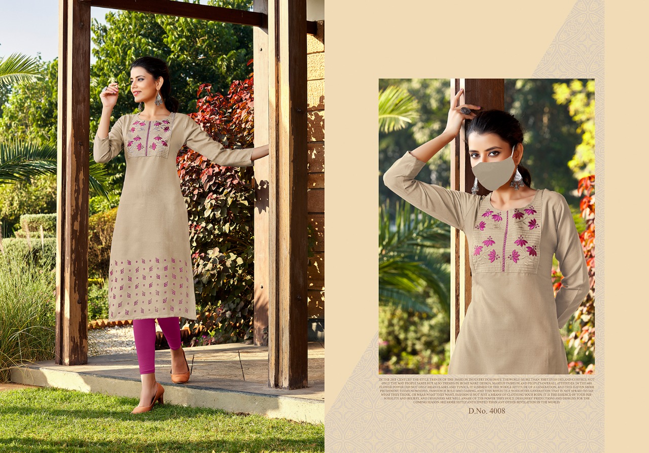 Nitisha Nx Present Chingari Vol-4 Kurti At Wholesale
