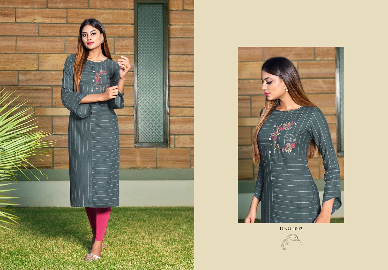 Nitisha Nx Present Vishwa New Designer Kurti Catlogue Wholesale