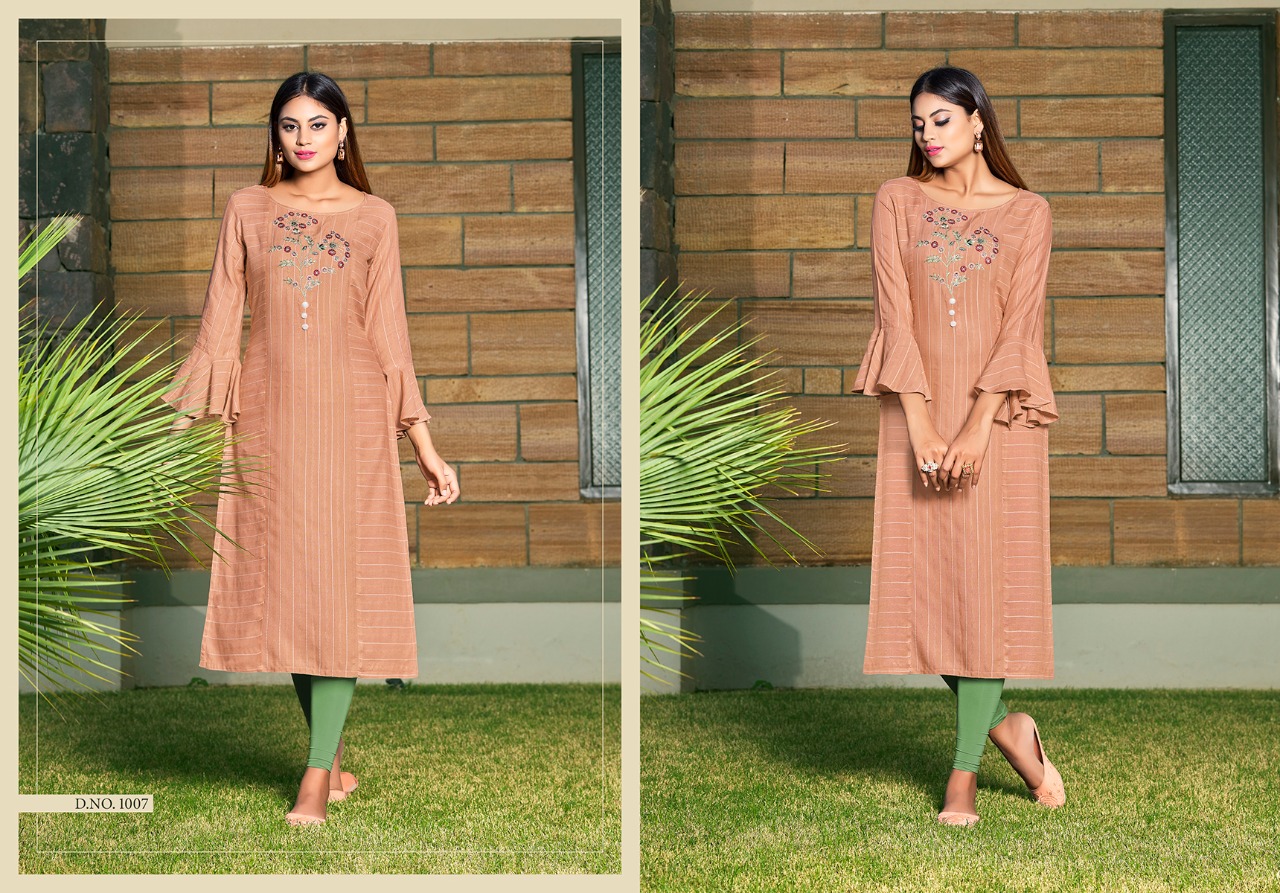Nitisha Nx Present Vishwa New Designer Kurti Catlogue Wholesale