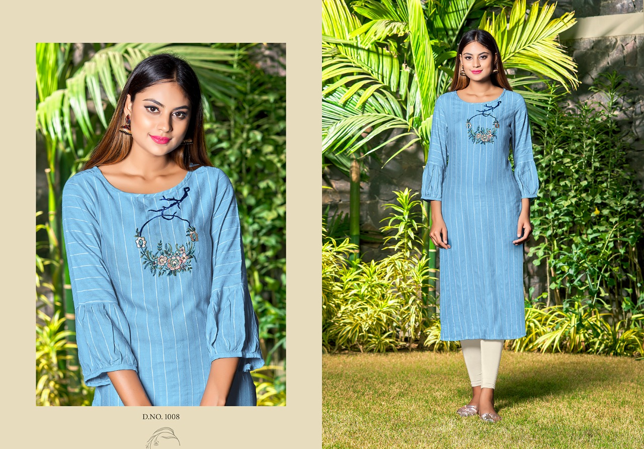 Nitisha Nx Present Vishwa New Designer Kurti Catlogue Wholesale