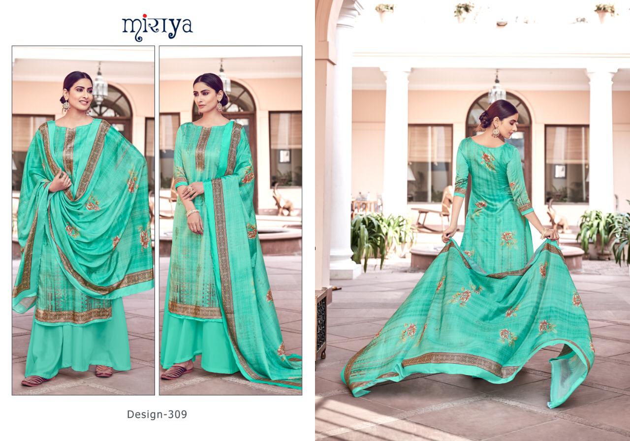 Aarav Trendz Miraya Vol 15 Digital Printed Pure Jam Silk Satin With Sequence Work Dress Material