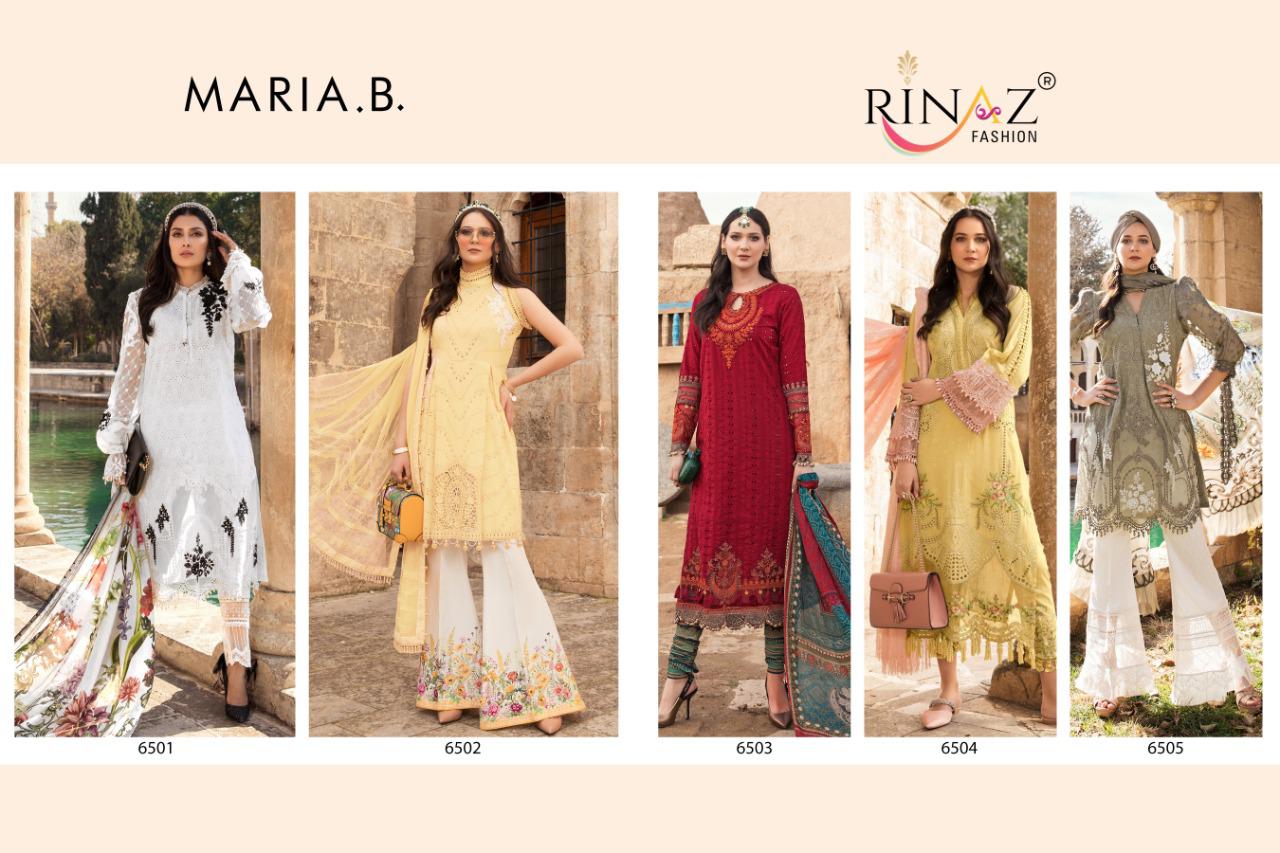 Rinaz Fashion Maria B Lawn Collection 6501-6505 Series