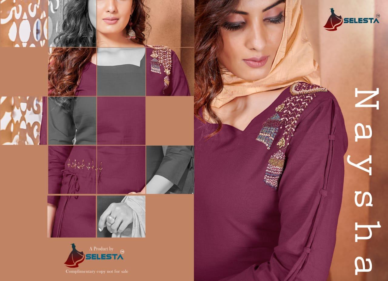 Selesta Naysha Pure Cotton Readymade Salwar Suit