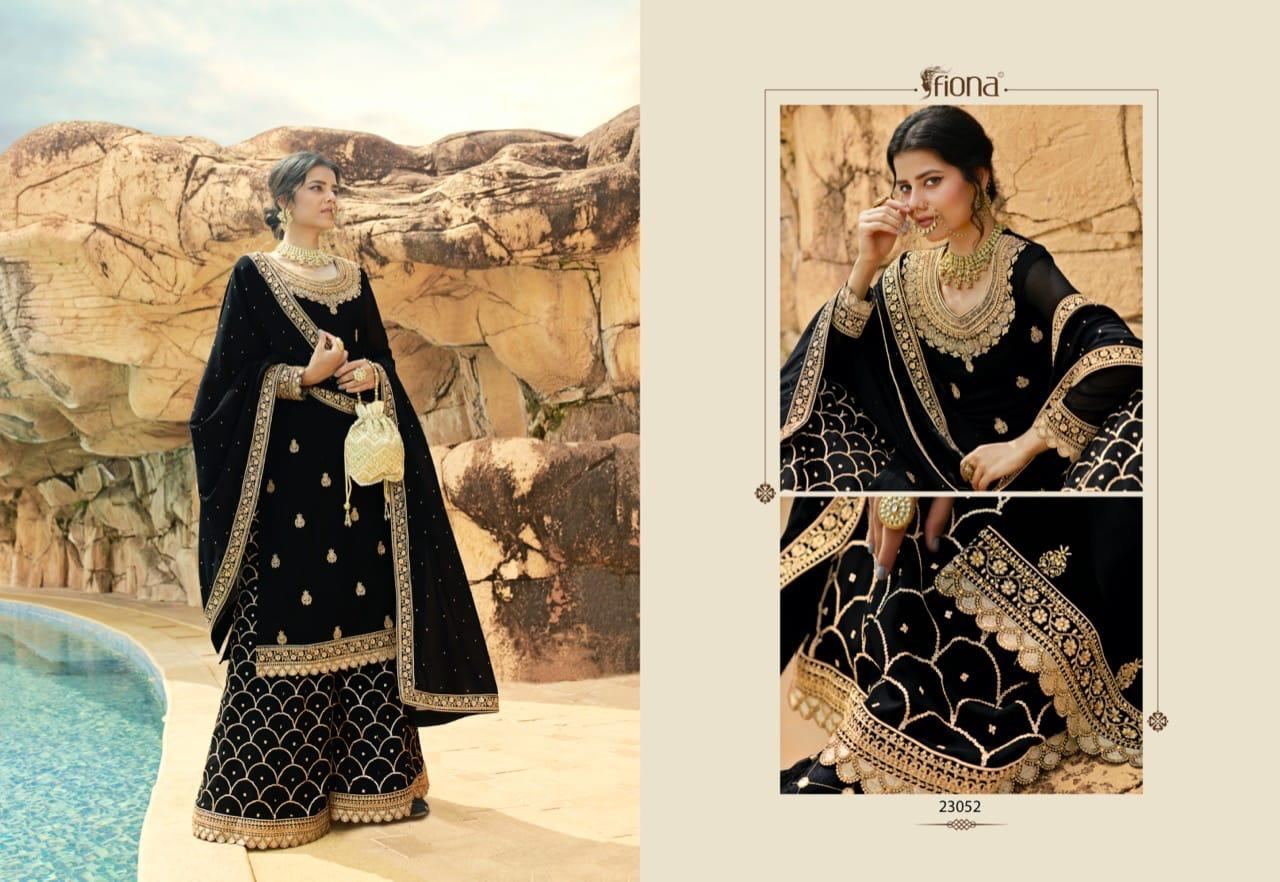 Fiona Shenaaz 23051 To 23054 Wholesale Suits Online